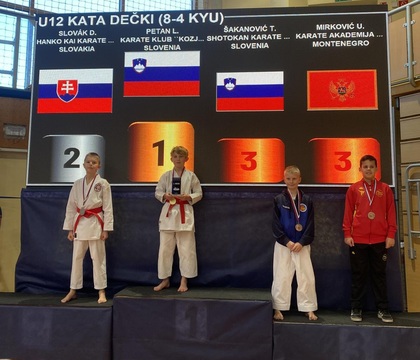 Tian Šakanović 3.mesto v katah